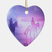 Horse Beach Walk Ornament (Rechts)