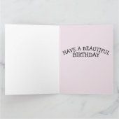 HORSE BIG BIRTHDAY WENSKAART VOOR HAAR KAART (Binnen)