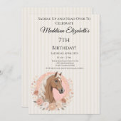 Horse Birthday Kaart (Voorkant / Achterkant)