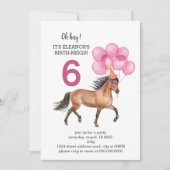 Horse Birthday // Oh Hay Het is jouw geboorte-neig Kaart (Voorkant)