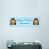 Horse Birthday Party Blue Spandoek (Beurs)