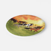 Horse Birthday Party Papieren Bordje (Gekanteld)