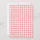 Horse Birthday Pony Party Bedankkaart (Achterkant)