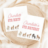 Horse Birthday Pony Party Napkins Servet