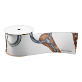 Horse Bit Thormlbon Satijnen Lint (Spoel)