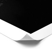 Horse Black en White Poster (Hoek)