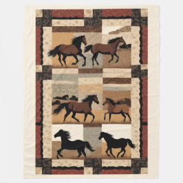Horse Blanket Fleece Deken