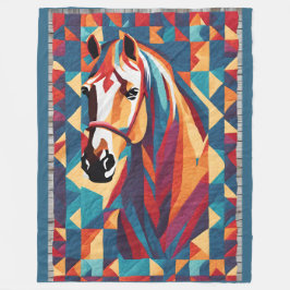 Horse Blanket Fleece Deken