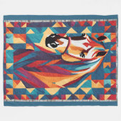 Horse Blanket Fleece Deken (Voorkant (Horizontaal))