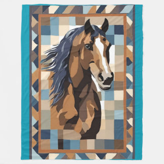 Horse Blanket Fleece Deken