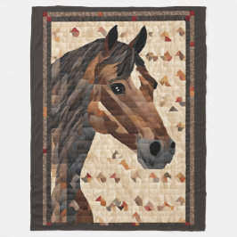 Horse Blanket Fleece Deken