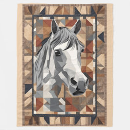 Horse Blanket Fleece Deken