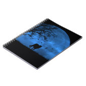 Horse Blue Moon Mystical Notitieboek (Linkerzijde)