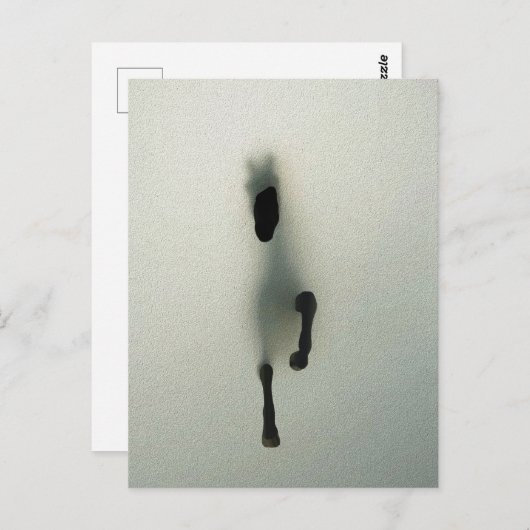 Horse Breaking Through Fog - Abstracte kunst Briefkaart (Voorkant / Achterkant)