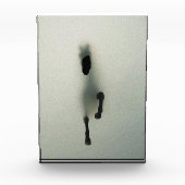 Horse Breaking Through Fog - Abstracte kunst Fotoblokken (Voorkant)