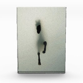 Horse Breaking Through Fog - Abstracte kunst Fotoblokken