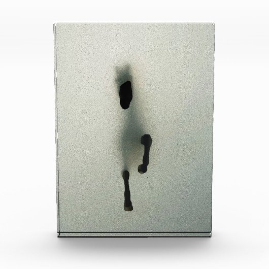 Horse Breaking Through Fog - Abstracte kunst Fotoblokken (Voorkant)