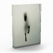 Horse Breaking Through Fog - Abstracte kunst Fotoblokken (Links)