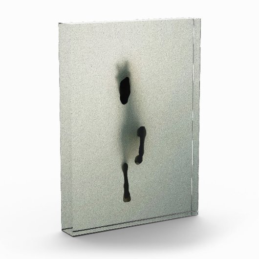 Horse Breaking Through Fog - Abstracte kunst Fotoblokken (Links)