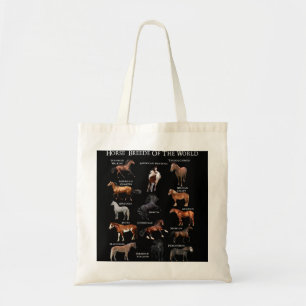 Horse Bries Equestrian Horseback Riding Lover 235 Tote Bag