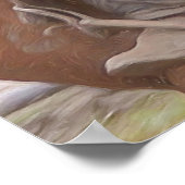 Horse Brown Western Rodeo Cowboy Poster (Hoek)