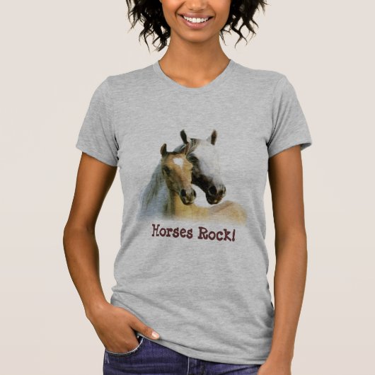 Horse Buddies Dames T-Shirt (Voorkant)