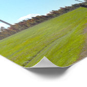 Horse Buggy- en windturbines Poster (Hoek)