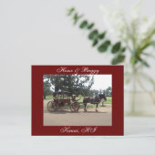 Horse & Buggy, Kauai, HI Briefkaart (Staand voorkant)