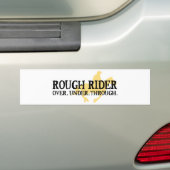 horse bumpersticker (Op auto)