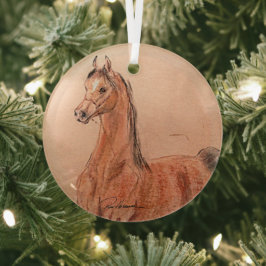 Horse by Hevener Glas Ornament
