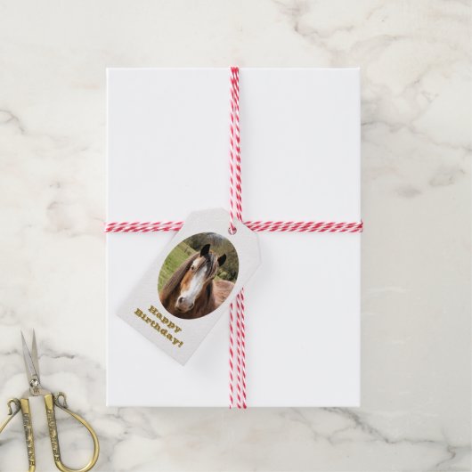 HORSE CADEAULABEL (Met Touw)