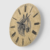  Horse Cameo Grote Klok (Hoek)