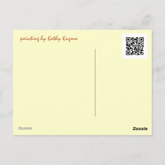 "Horse Canyon" Briefkaart (Achterkant)