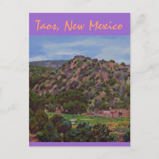 "Horse Canyon" Briefkaart (Voorkant)