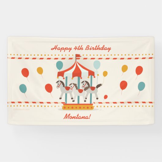 Horse Carousel Banner (Horizontaal)