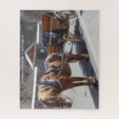 Horse Carriage Montreal. Jigzaag Puzzle Legpuzzel (Verticaal)