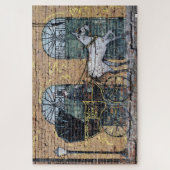 Horse Carriage Mural Downtown Nashville Tennessee Legpuzzel (Verticaal)