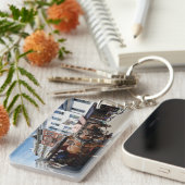 Horse & Carriage on Mackinac Island, Michigan Sleutelhanger (Voorkant Rechts)