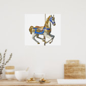 Horse carrousel poster (Keuken)