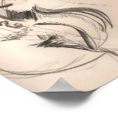 Horse Cello Art Poster (Hoek)