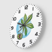 Horse Chestnut Leaf and Conker Grote Klok (Hoek)