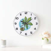 Horse Chestnut Leaf and Conker Grote Klok (Huis)