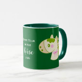 Horse Chinese New Year 2026 Cute Lucky Custom Mug Mok (Voorkant rechts)