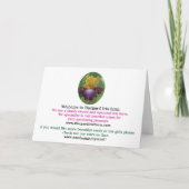 Horse Christmas Kaart (Achterkant)