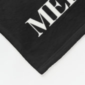 Horse Christmas Tree Black And White Equestrian  Fleece Deken (Hoek)