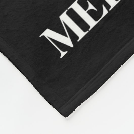 Horse Christmas Tree Black And White Equestrian  Fleece Deken (Hoek)