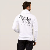  HORSE CLIPPING Collectie Mannen H Hoodie (Achterkant volledig)