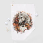 Horse Country Pumpkin Golfhanddoek (Insitu)