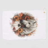 Horse Country Pumpkin Golfhanddoek (Horizontaal)