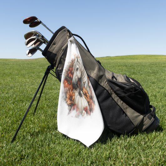 Horse Country Pumpkin Golfhanddoek (Groen)